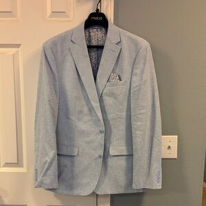Bar III Sky Blue Men's Suit (blazer & pants).